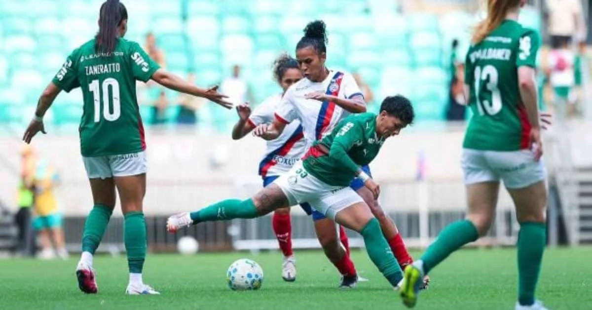 Empate sem gols entre Bahia e Palmeiras movimenta tabela do Brasileirão Feminino