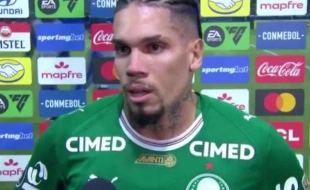 Paulinho critica desempenho do Palmeiras após derrota para o Cerro Porteño na Libertadores