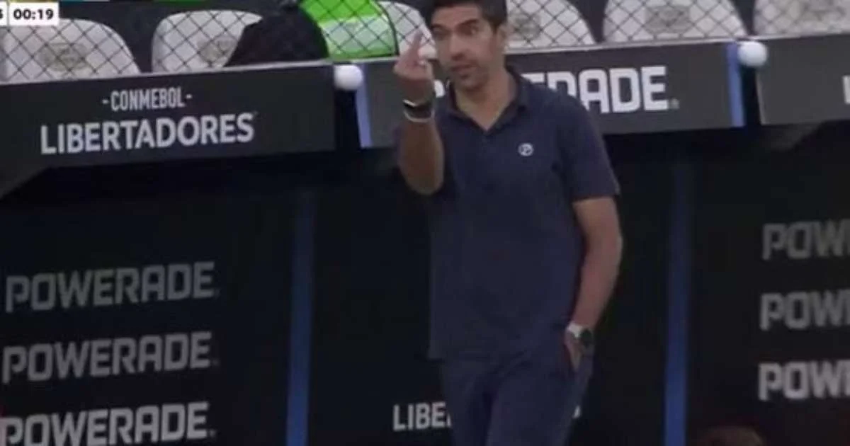 Técnico do Palmeiras esclarece gesto polêmico direcionado a Flaco López durante vitória na Libertadores